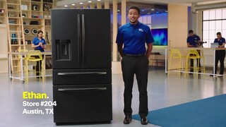 Samsung - 27.8 cu. ft. 4-Door French Door Smart Refrigerator with Food Showcase - Stainless Steel