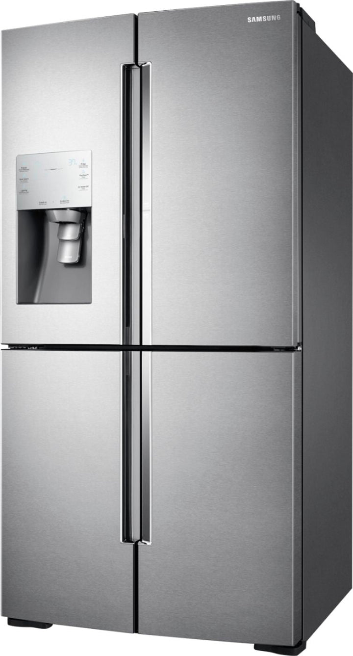 Samsung - 27.8 cu. ft. 4-Door Flex French Door Refrigerator with Food ShowCase - Stainless Steel