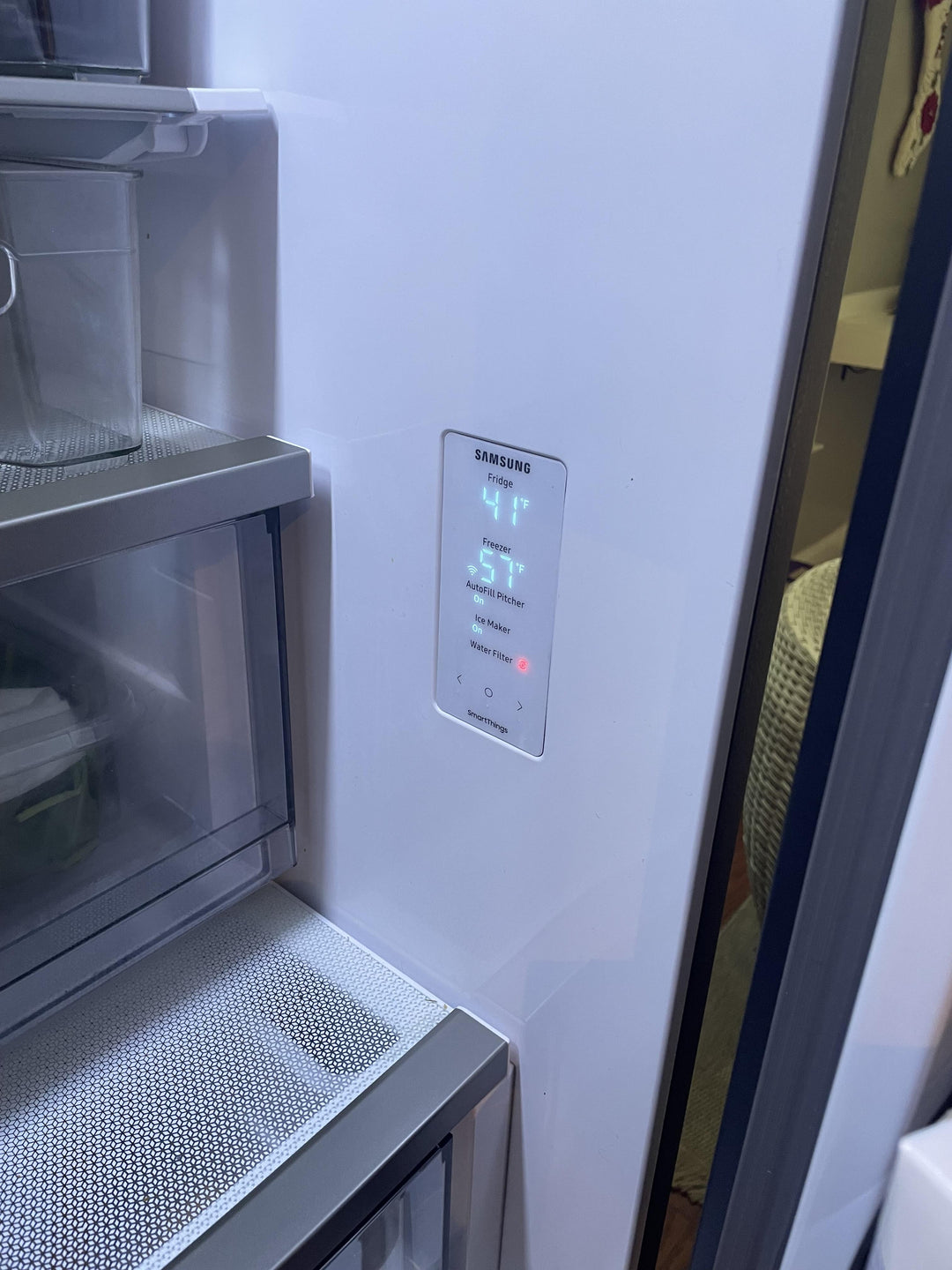 Samsung - 32 cu. ft. 3-Door French Door Smart Refrigerator with Dual Auto Ice Maker - Stainless Steel